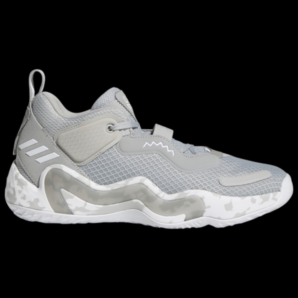 Size 8.5 - New Adidas Gray & White D.O.N. Issue 3 Sneakers